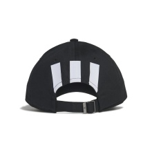 adidas Basecap Essentials Kappe 3-Streifen (Baumwolle) schwarz Damen